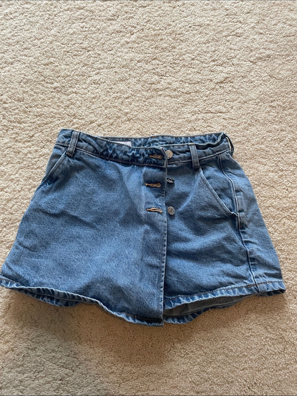Zara Blue Denim Skort